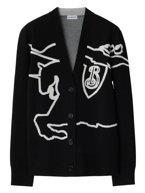 burberry cardigan kids|Burberry equestrian cardigan.